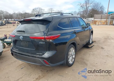 2021 Toyota Highlander Hybrid Limited z USA, uszkodzony, nr VIN 5TDDBRCH0MS522969